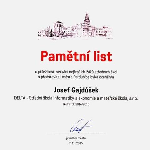 Josef Gajdůšek - Grand Winner Google Code-In 2014 (mezinárodní soutěž v programování studentů do 17-ti let)