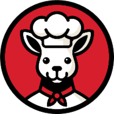 Jump for a lunch - logo projektu: klokánek MenuRoo