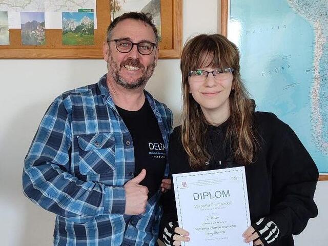 Second place in English Olympiada