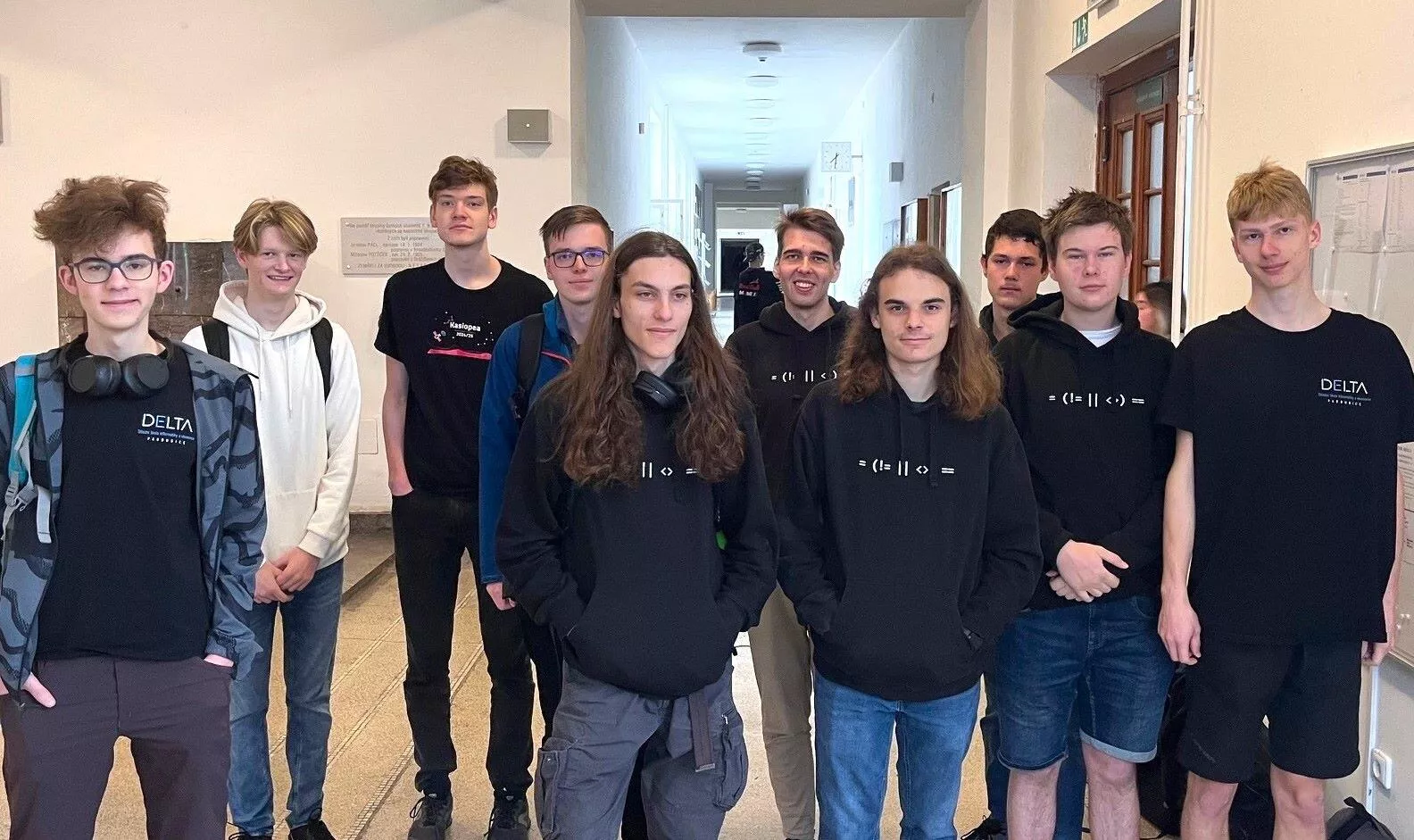 Krajské kolo soutěže v programování - desítka soutěžících z DELTy.