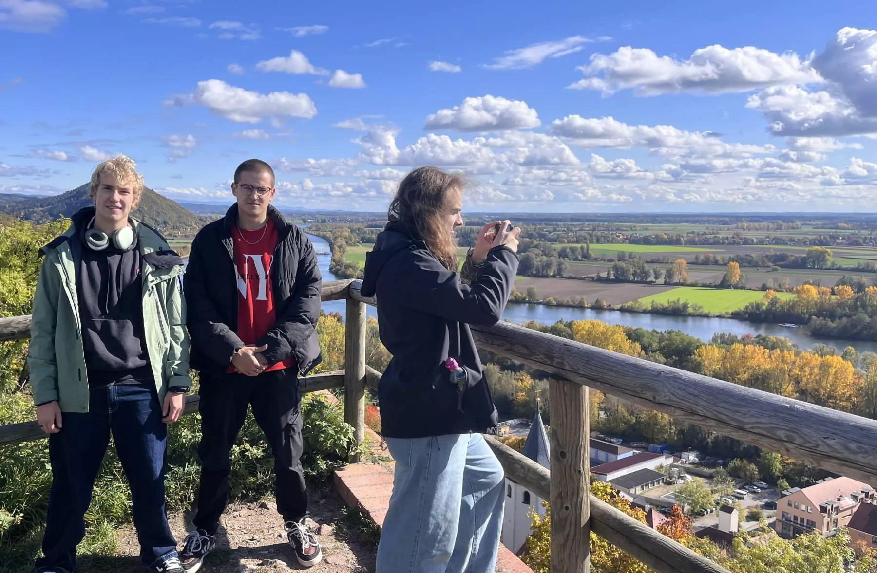 Pohled z Ruineburg Donaustauf