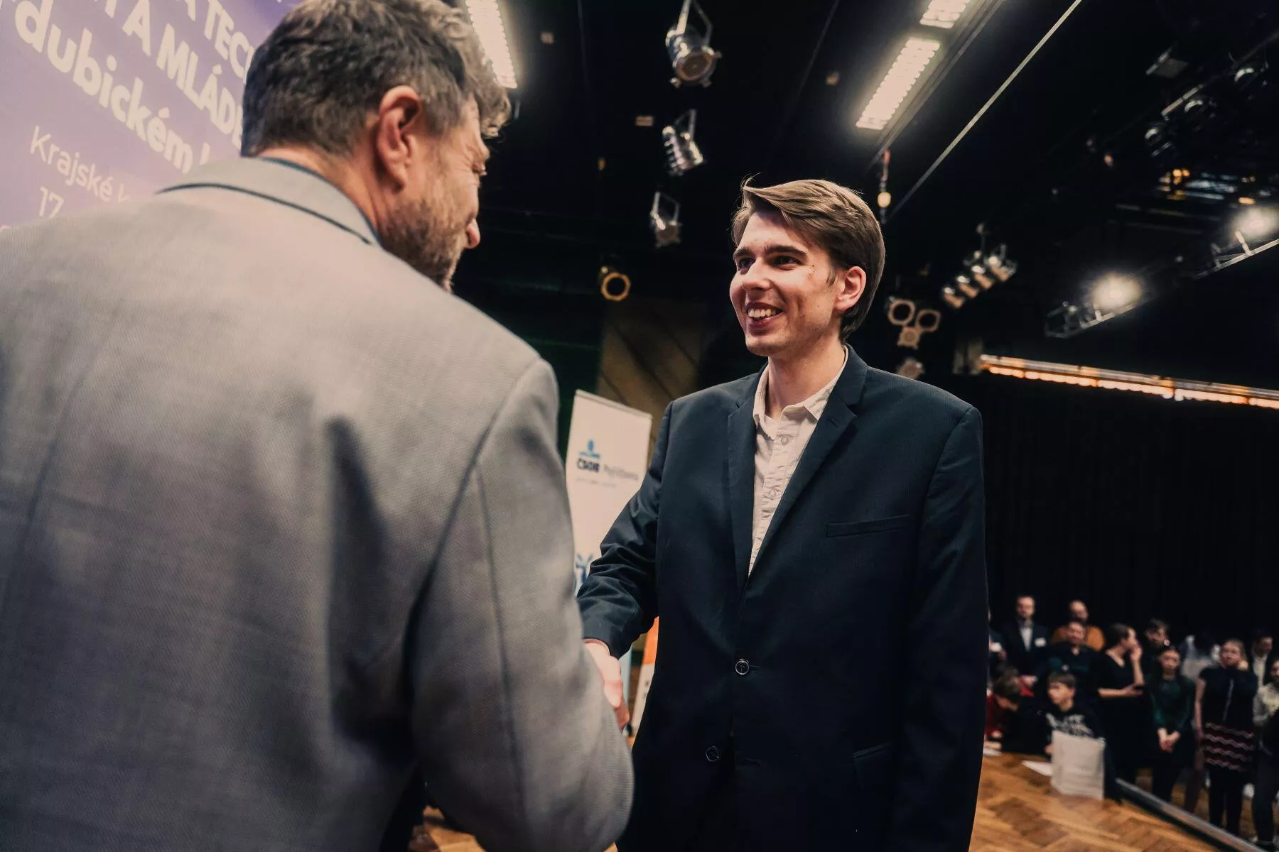 Matouš Volf - celkové 3. místo v kategorii Exaktní a formální vědy.