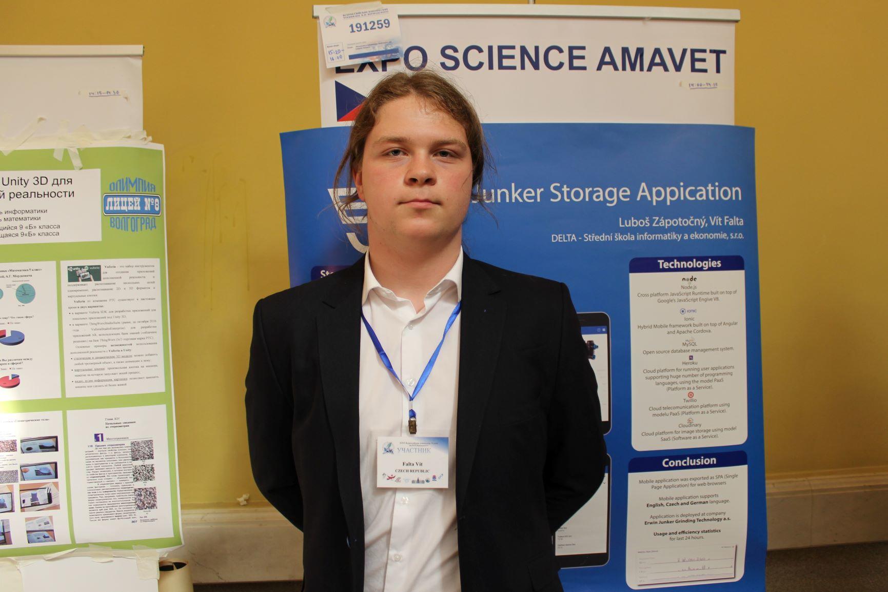 Vít Falta - na soutěži Vernadského v ruské Akademii věd