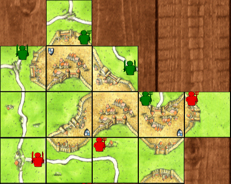 Desková hra Carcassonne (C#)